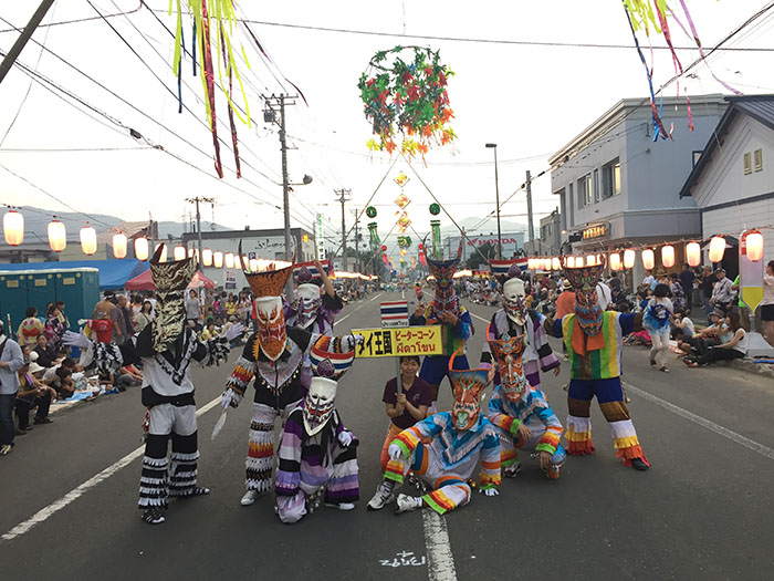 ททท. นำคณะผีตาโขน อ.ด่านซ้าย จ.เลย เข้าร่วมงานเทศกาล Hokkai Heso Matsuri  เมืองฟุราโน่ ประเทศญี่ปุ่น